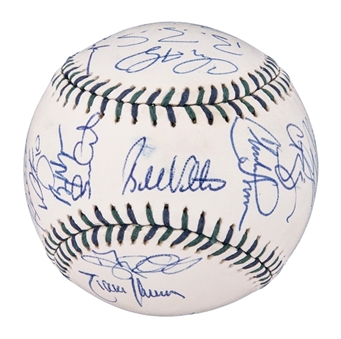 2001 National League All-Star Team Signed OML All Star Selig Baseball (Beckett)
